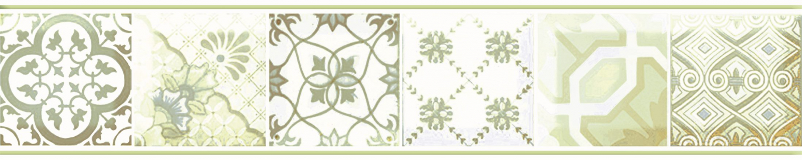 Изображение Бордюр 60*300 Равенна зеленый люкс AXIMA