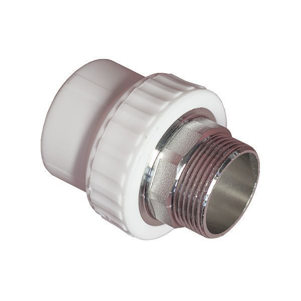 Изображение БЕЛЫЙ Муфта PP-R 32*1 1/4 НР разъем